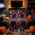 thumbnail image 5 of Halloween Blanket Soft Throw Blanket,Thick Soft Plush Cute Spooky Holiday Plush Blankets for Halloween Home Bed Sofa Couch Chair, 5 of 6