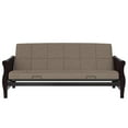 DHP Cora 6 Inch Quilted Thermobonded High Density Polyester Fill Futon