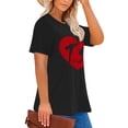 thumbnail image 4 of XCHQRTI Christian Shirts for Women Plus Size Tshirts Cross Faith Shirt Short Sleeve Oversized Graphic Tee, 4 of 10