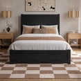thumbnail image 4 of AFI Aveline Full Platform Bed with Matching Footboard & Twin Trundle, Black, 4 of 13