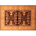 thumbnail image 1 of Ahgly Company Indoor Rectangle Oriental Orange Industrial Area Rugs, 4' x 6', 1 of 4