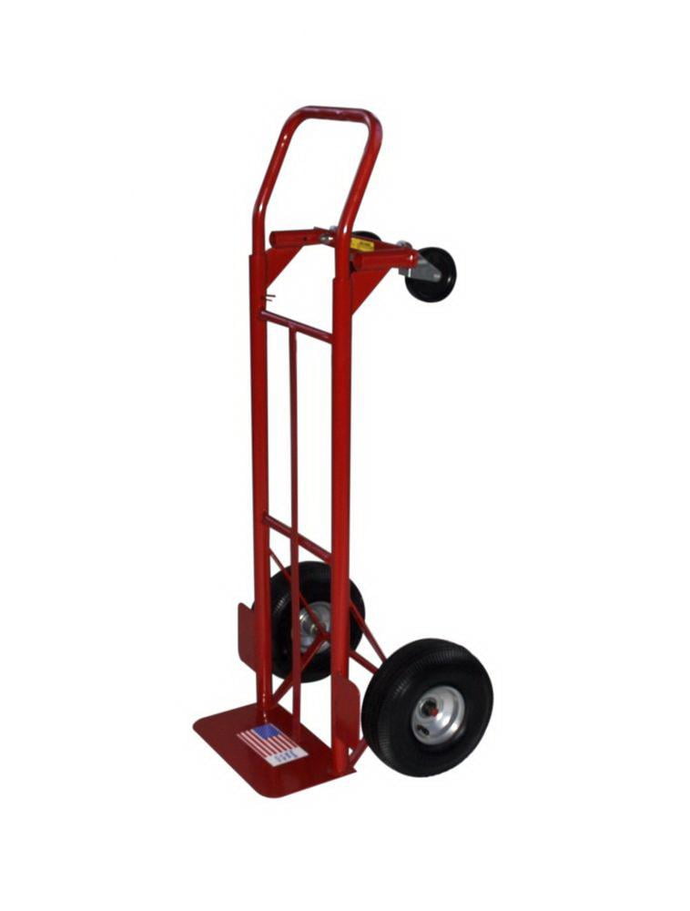 Gleason 30080S Convertible Hand Truck, 800 lb, 10 in Pneumatic Wheel, Flow Back Handle,... by GLEASON INDUSTRIAL PRD