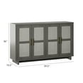 thumbnail image 4 of Twin Star Home Coastal Sideboard with Linen Inspired Accents, 4 of 11