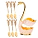 thumbnail image 2 of Cucharas De Café, Cuchara De Postre De Alta , Elegantes, Exquisitas, Fáciles De Limpiar, Para El Hogar, Navidad, Vacaciones, Cumpleaños, Fiestas, 2 of 7