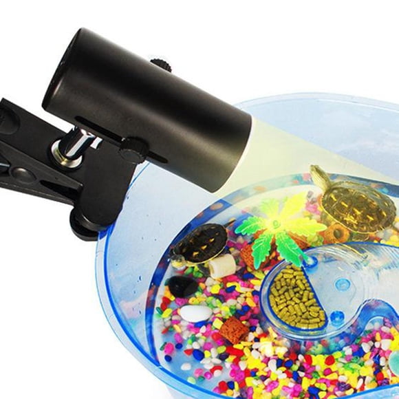 Lampe, Lampe de Pèlerinage avec Support et Interrupteur, Lampe UVB pour Reptile avec Pince Rotative 1