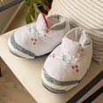 thumbnail image 5 of Yours 2 Keep Soft Plush Foam Cozy White Marble Sneaker Slippers Unisex, Size Fits 6-11, 5 of 10