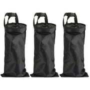 TSV 3pcs Car Trash Bags, Car Hanging Garbage Bag, Detachable Garbage Can for Car, Washable Back Seat Hanging Trash Bag with Adhesive Buckle Belts for Outdoor Traveling Storage
