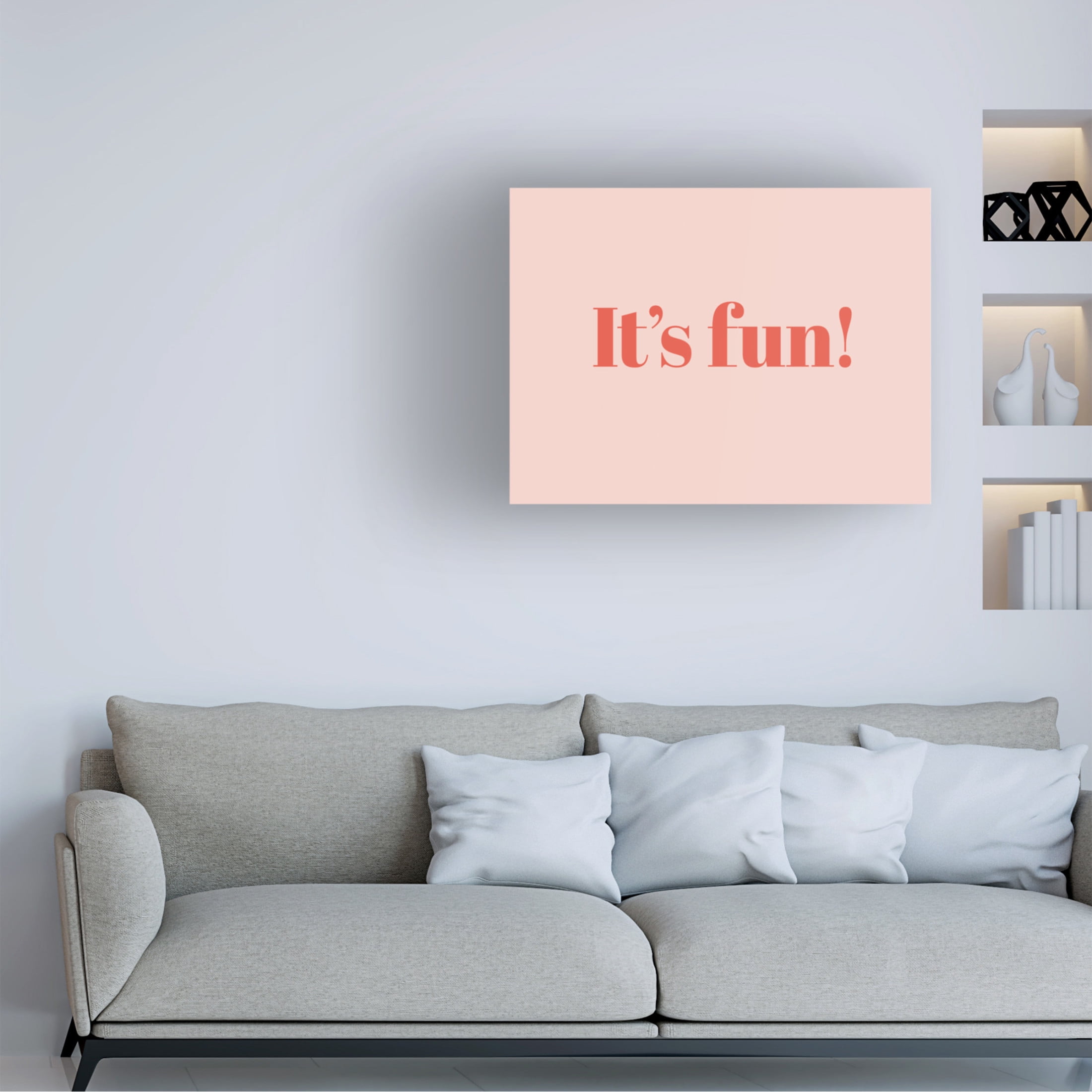 Trademark Fine Art Saskia Nickles It's Fun! Canvas Wall Art