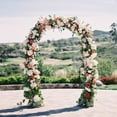 thumbnail image 3 of White Wedding Arch - Ceremony Outdoor Indoor Bridal Decorations 55" W x 90" H, 3 of 3