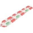 thumbnail image 5 of 13x90in SKYSONIC Rectangle Beautiful Elephants Printed Table Runner for Wedding Birthday Holiday, 5 of 7