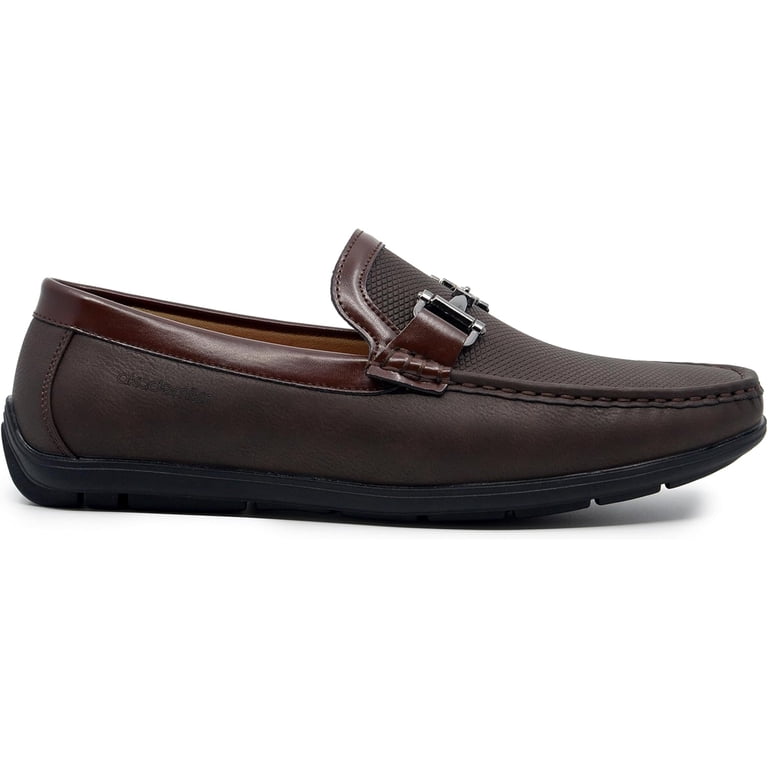 AKADEMIKS MENS OGDEN SLIP-ON COMFORT LOAFER SHOES MEMORY  display picture 1
