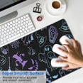 thumbnail image 4 of Long Mouse Pads for Desk,Black Halloween Ghost Spider Pattern Desk Mats on Top Of Desks, Desk Mouse Pad Extra Large with 3mm Non-Slip Base and Stitched Edge for Gaming,Office,Work,Home 31.5"x11.8", 4 of 6