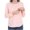 Pink, variant on Sentmoon Cute Maternity Clothes Oversized Crew Neck Stretchy Nursing Tops Solid Color Long Sleeve Breastfeeding Shirts Casual for Relaxing at Home White XXL