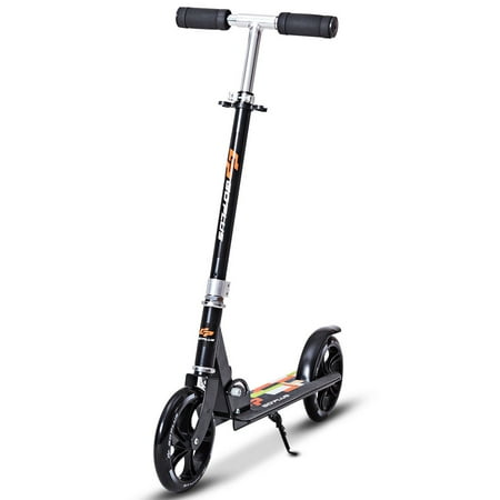 Goplus Foldable Aluminum Adults Kids Kick Scooter Height Adjustable w Kickstand (Best Kick Scooter For Adults)