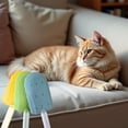 thumbnail image 6 of Ice Cream Brush for Cats,2-In-1 Soft Cat Brush,Pet Brushes for Shedding,Short Or Long Haired Cats,Pet Grooming,Bath and Massage Brushes,Pet Hair Removal Tool,Green, 6 of 7