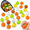 Harvest-50, variant on 36 Fall Pumpkin Balls Party Favor Harvest