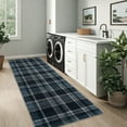 thumbnail image 2 of 2'x6' Modern Washable Runner Rug Tartan Ultra Soft Rug for Bedroom Farmhouse Non Slip Throw Rugs for Hallways Kitchen Laundry Bathroom, 2 of 7