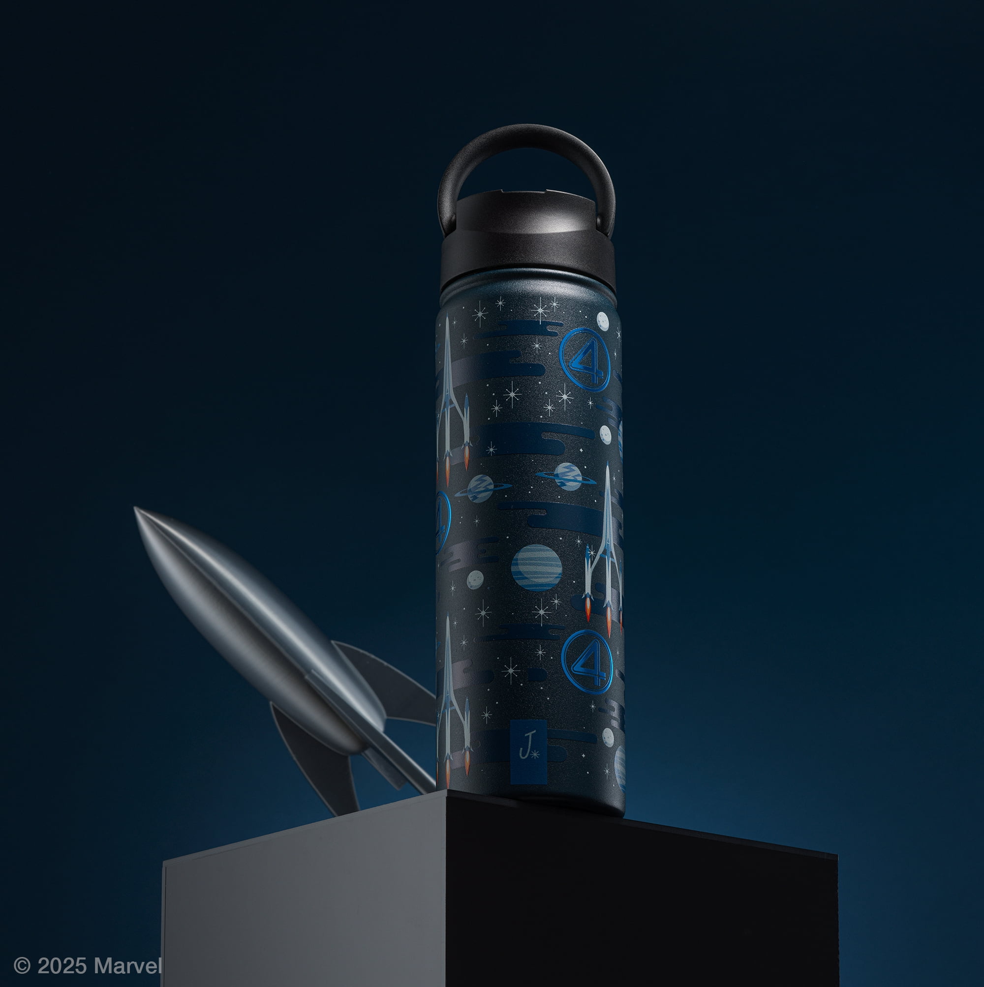 Fantastic Four Prepare 4 Launch Stainless Steel Water Bottle - 22 oz