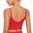 thumbnail image 1 of Sostén Deportivo CRZ YOGA Ajustable con Espalda en V Sin Aros Color Carmesí Talla M, 1 of 5