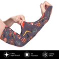 thumbnail image 3 of Sun Protection Arm Sleeves for Men Women, halloween background holiday Sleeves to Cover Arms with Thumb Hole Cooling Sleeve, 3 of 6
