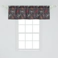 thumbnail image 2 of Ambesonne Dragonfly Window Valance, Wings Pair, 54" X 18", Multicolor, 2 of 3
