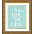 thumbnail image 1 of Robinson, Tamara 15x18 Gold Ornate Wood Framed with Double Matting Museum Art Print Titled - Paisley Dream Big, 1 of 4