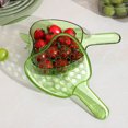 thumbnail image 5 of XWSHYW Utensilios y Gadgets de Cocina. Cesta de Drenaje con Asa para Cocina, Cesta de Goteo para Sala de Estar, Fruta Pequeña y Delicada, Vajilla de Doble Capa para Lavar Frutas, 5 of 5