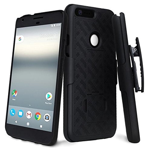 Google Pixel XL Case, Slim Belt Clip Holster Armor Protective Case