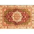thumbnail image 1 of Ahgly Company Indoor Rectangle Abstract Orange Modern Area Rugs, 2' x 3', 1 of 4