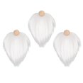thumbnail image 3 of Bolas de Madera Sunnimix 6 Piezas Decoración Navideña Gris Y Blanco Barbas de gnomo, 3 of 8