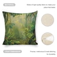 thumbnail image 4 of Jungle sunbeam stream Linen toss pillowcase decoration pillowcase gifting preferred 20x20 inch cushion cover 4 sets sofa pillowcase sofa bedroom living room car, 4 of 8