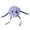 Purple, variant on Automatic Cat Toy Ball, Interactive Self-Rolling Feline Toy with Smart Motion Sensors & Erratic Bouncing Motion for Indoor Cat Enrichment & Exercise