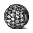 thumbnail image 4 of Jumpingount de cuentas, para el tobillo, espaciador de cuentas decorativas, fabricación de joyas DIY, accesorio hecho a mano, negro, blanco, 10mm Type1 NO1, 4 of 6