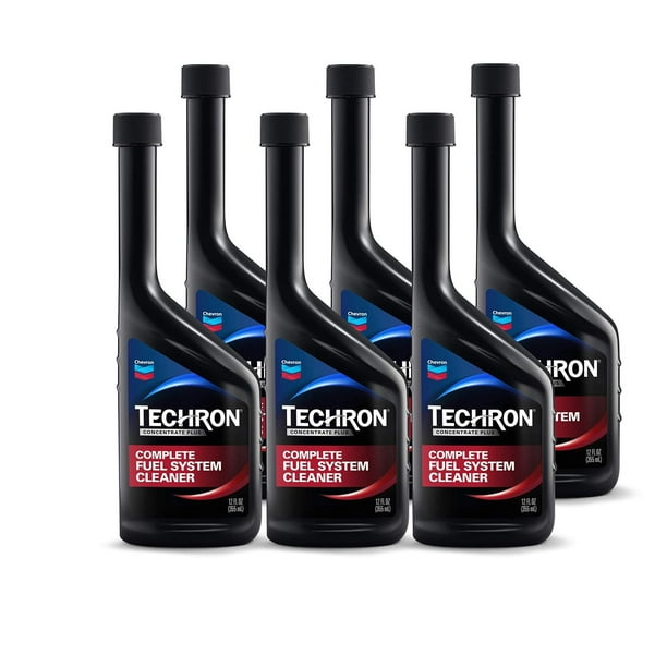 Limpiador de Sistema de Combustible Chevron Techron Concentrate Plus 12 Onzas Paquete de 6
