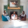 thumbnail image 6 of Milano Plush Desert Rose Beanbag Chair, 6 of 8