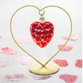thumbnail image 2 of Glass Heart with I Love You Text Christmas Ornament, 2 of 4