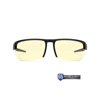 GUNNAR TORPEDO Gaming Glasses Onyx Frame (Amber Lens) Tint 65% Blue Light & 100% UV Protection, TOR-00101