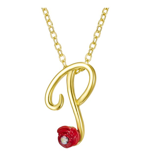 Jusqu'à 65% de Réduction sur les Colliers SMihono pour Femmes, Collier Lettre Rose avec Strass, Pendentif Rétro en Anglais