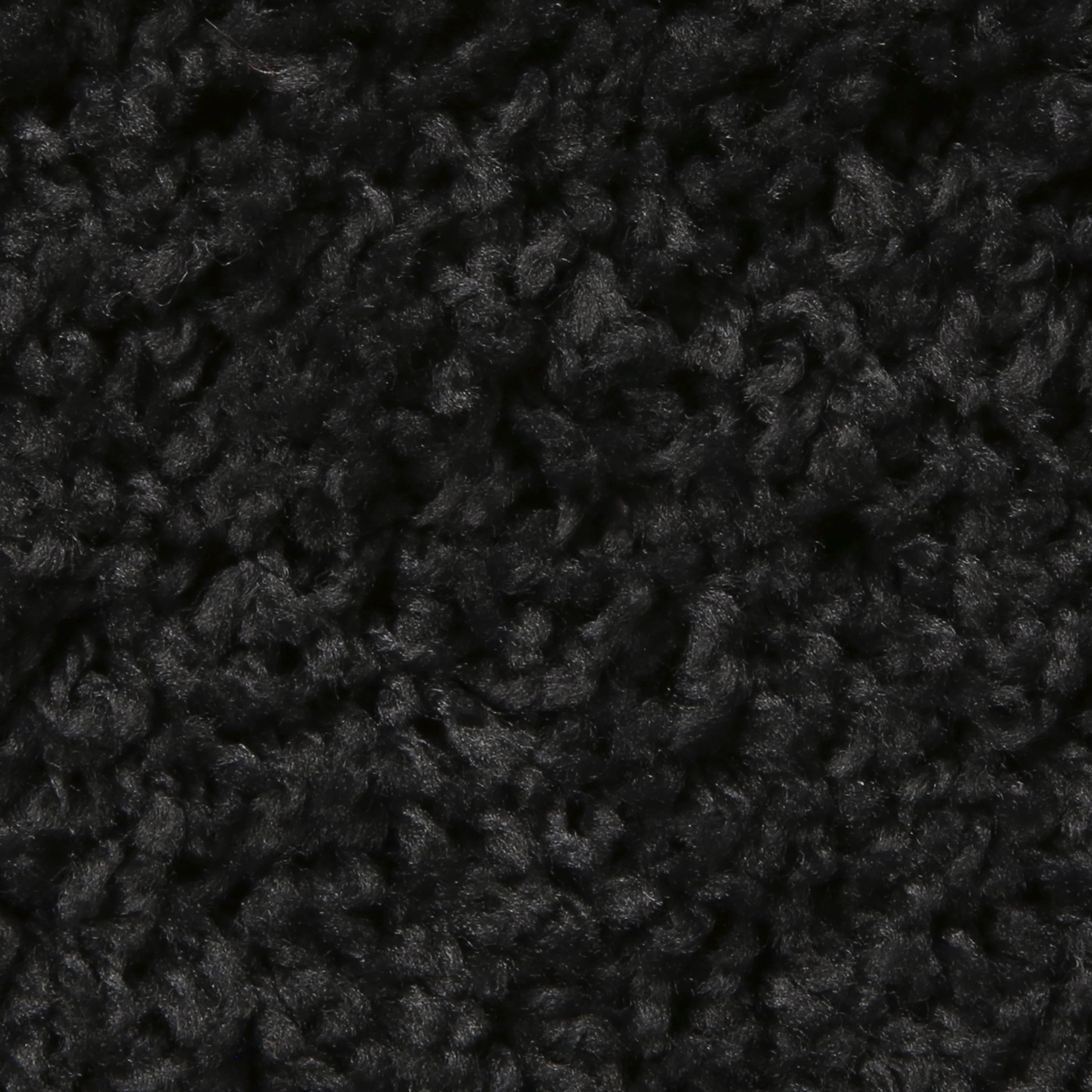 Mainstays Machine Washable Solid Shag Area Rug, Black, 3 ft x 4 ft 8 in