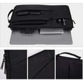 thumbnail image 3 of Tablet Sleeve Bag Carrying Case Canvas Cover for Samsung Galaxy Tab S9 Fe 10.9 inch, Galaxy Tab A9+ S9 S8 S7 A8 S6 Lite, iPad 10.2 10.9, 11 inch iPad Air, iPad Pro, Fire HD, Surface Go 10.5 (Black), 3 of 8