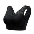 thumbnail image 5 of Wisremt Women's Plus Size Sexy Lace Bras Seamless Adjustable Push Up Gym Bra, 5 of 8