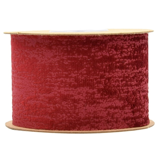1 rollo de cinta de colores de contraste de 5 M, tiras de tela de regalo, cinta de embalaje para tienda de casa, decoración de fiesta festiva, accesorios de bricolaje (rojo oscuro)