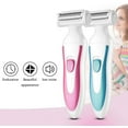 thumbnail image 5 of Removedor de vello de axila eléctrico de batería seca portátil para mujeres (1 pieza, rosa) TUNC Sencillez, 5 of 5