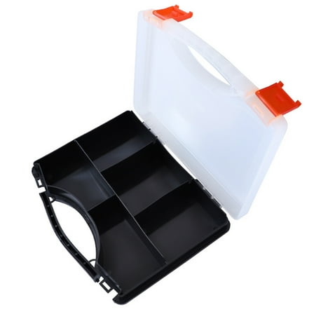 RUISINERY Hardware Storage Box Tool Box Organizers Portable Small Parts Organizers Hardware Organizers for Nails Bolts Screws