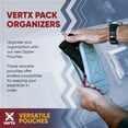 thumbnail image 2 of Vertx Pack Zip Pouch Organizer Insert Attachment for Backpack, Bag, Travel, Organization Pouches, Small, 2-Pack, 2 of 6