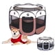thumbnail image 1 of Corral Jaulas Para Perros Gato Conejos Plegable Mascota Casa Modelo Marron, 1 of 4