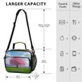 thumbnail image 3 of 6L Leakproof Lunch Tote with Thermal Lining Lunch Bag Picnic Cooler Bag Pink Cherry Blossom Tree, 3 of 9