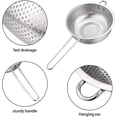 Stainless Steel Colander Strainer Rice Colander Perfect for Kitchen Use ...