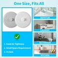 thumbnail image 5 of Bathtub Drain Stopper, 5'' Drain Cover Tub Stopper Universal Bath Tub Drain Stoppers Plug, 4PCS Silicone Flat Suction Bathtub Drain Cover for Bathroom&Kitchen(Multi-Colored), 5 of 6
