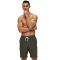 thumbnail image 5 of Tyhengta Men's Quick Dry Swim Trunks Mesh Lining Beach Board Shorts with Pockets Armygreen M, 5 of 8